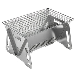 Grillero Faltgrill | Kompakt & Tragbar | Edelstahl BBQ-Grill für 2–4 Personen | Ideal für Camping & Outdoor