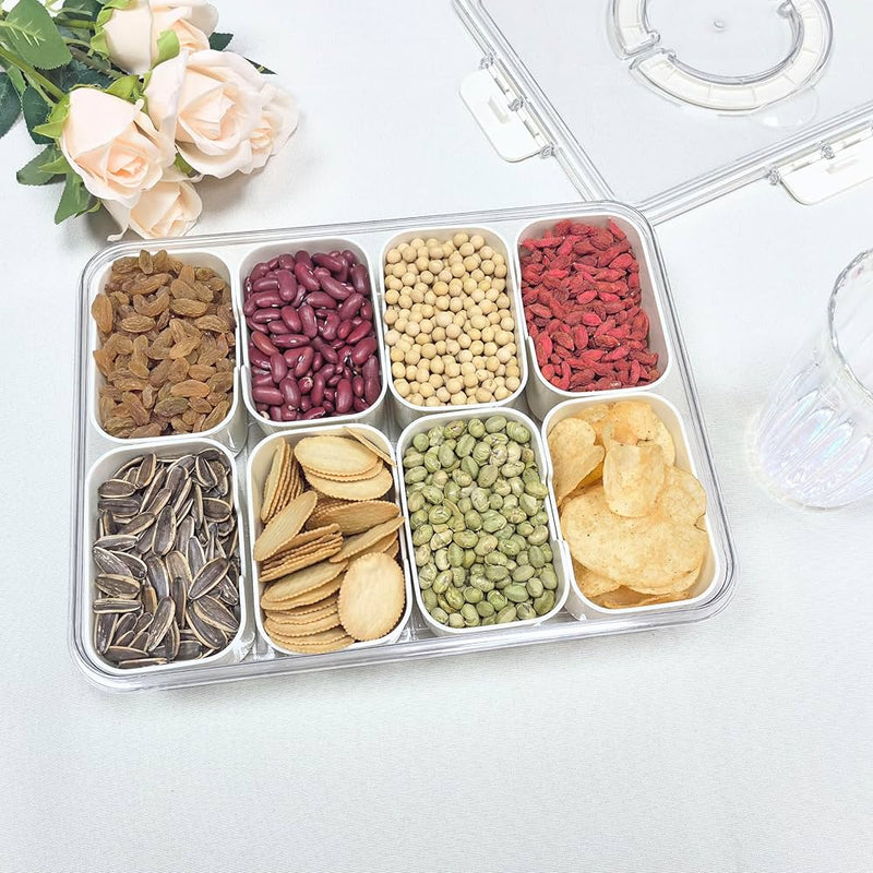 SnackMate – Die stylische Snackbox mit 8 Fächern für jede Gelegenheit!