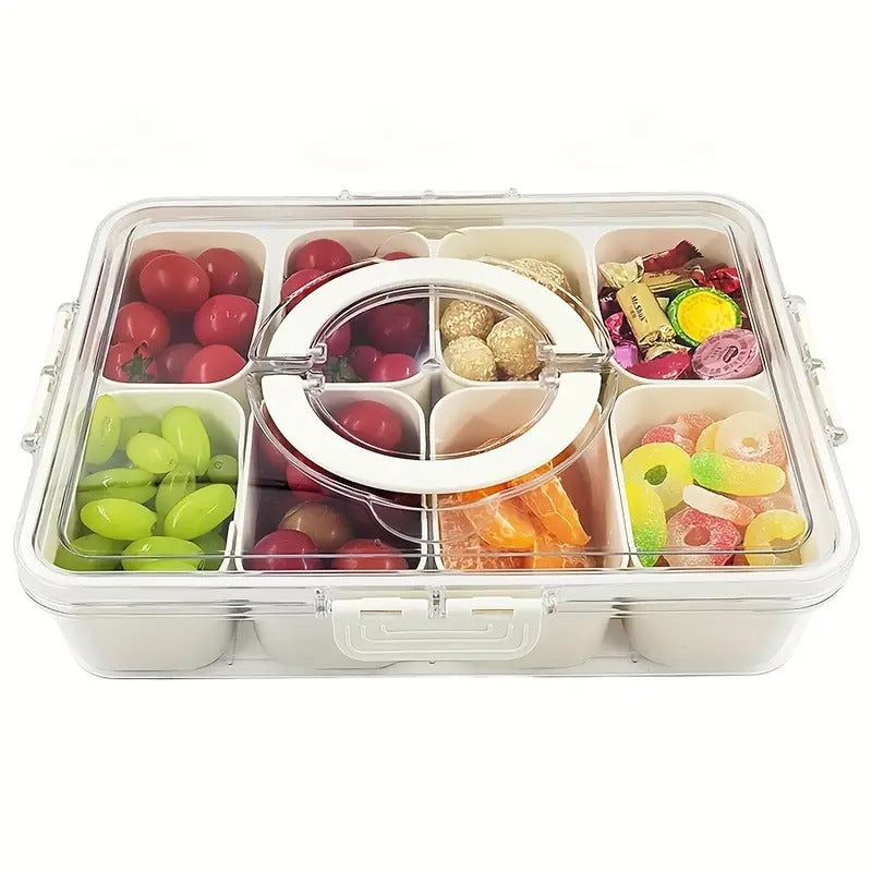 SnackMate – Die stylische Snackbox mit 8 Fächern für jede Gelegenheit!
