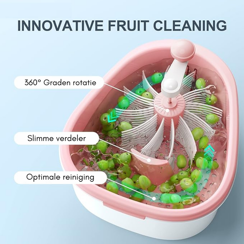 CleanBerry - Fruchtwaschschleuder mit Bürste