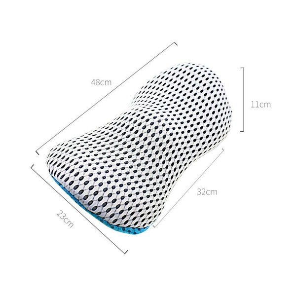 SpineRest Orthopädisches Lendenkissen | Ergonomische Rückenstütze für Büro, Auto & Zuhause | Abnehmbarer Bezug