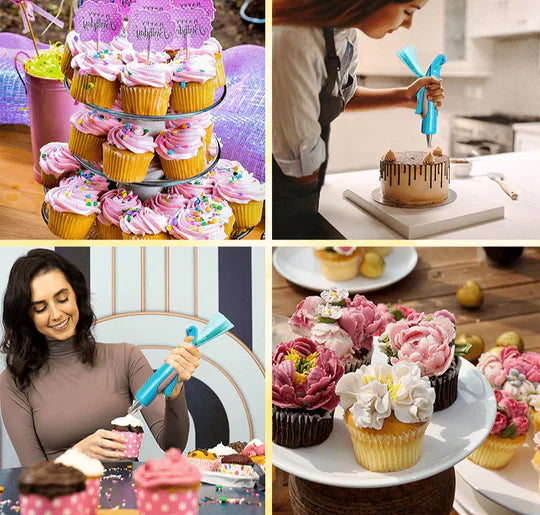 CakeArt – Tortendekorationsstift und Spitzen-Set