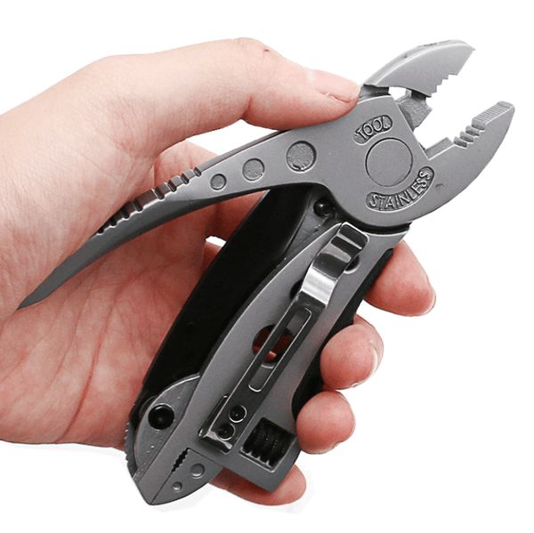 Multifunktionswerkzeug SteelMate 9-in-1 | Kompakt & Robust | Edelstahl | Inkl. Nylonetui
