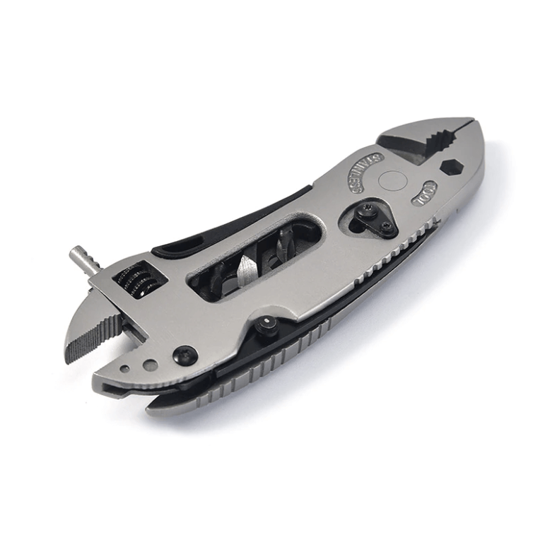Multifunktionswerkzeug SteelMate 9-in-1 | Kompakt & Robust | Edelstahl | Inkl. Nylonetui