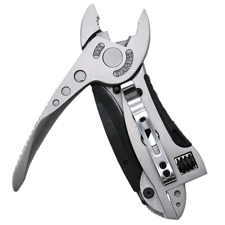 Multifunktionswerkzeug SteelMate 9-in-1 | Kompakt & Robust | Edelstahl | Inkl. Nylonetui
