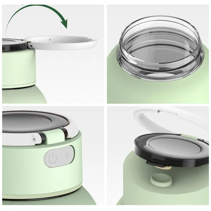 VitaSqueeze Mobiler Mixer & Entsafter 2-in-1 | Wiederaufladbar & Leistungsstark | BPA-frei & 800 ml | Für Smoothies & Säfte