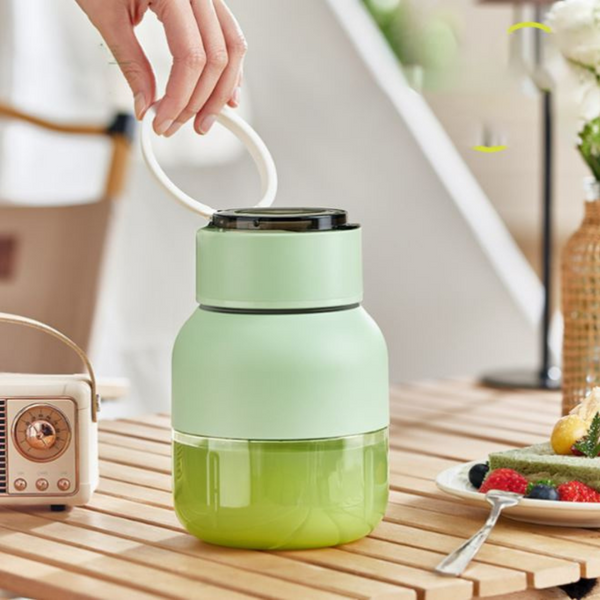 VitaSqueeze Mobiler Mixer & Entsafter 2-in-1 | Wiederaufladbar & Leistungsstark | BPA-frei & 800 ml | Für Smoothies & Säfte
