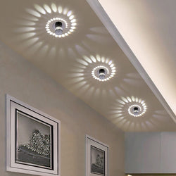 LED Lampe SpiraLux | Wand- & Deckenleuchte | 7 Farben | Modernes Aluminium Design