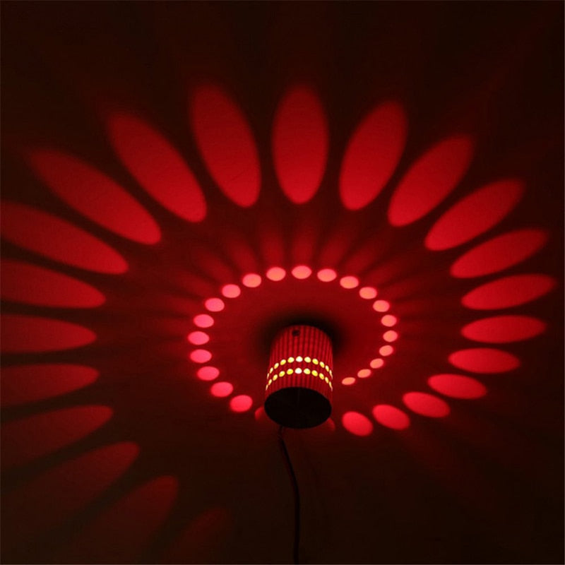 LED Lampe SpiraLux | Wand- & Deckenleuchte | 7 Farben | Modernes Aluminium Design