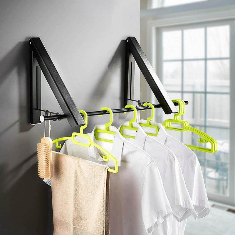SnapDry - Zusammenklappbarer Trockenständer für Kleidung an der Wand