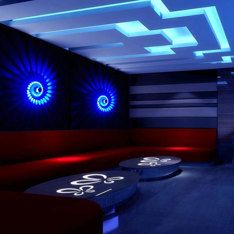 LED Lampe SpiraLux | Wand- & Deckenleuchte | 7 Farben | Modernes Aluminium Design