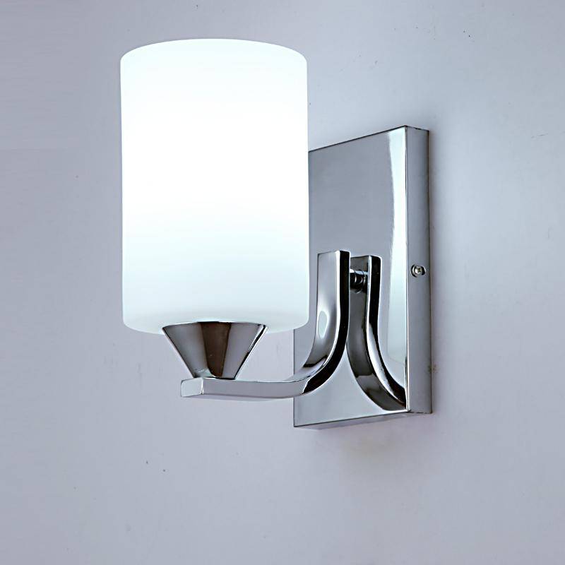 Wandleuchte GLAMIRO | Chrom Finish | Einzel- oder Doppelausführung | E27 LED | 19x18 cm / 30x18 cm