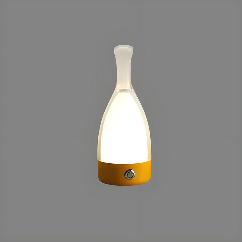 Vinalume LED Tischlampe Weinflaschen-Design | Wiederaufladbar & Kabellos | Warmweiß 3500K | Touch-Steuerung