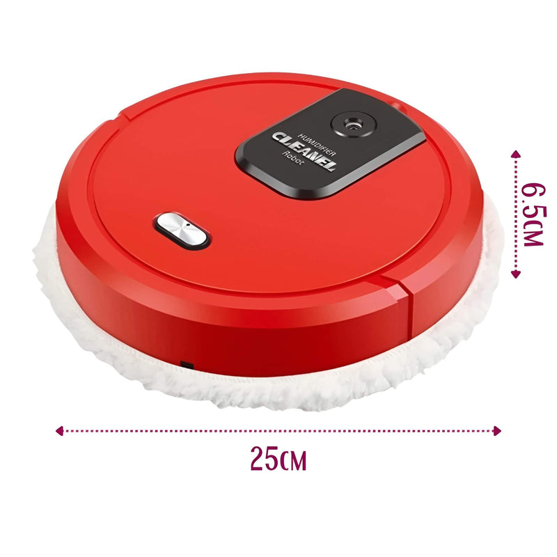 Saug- und Wischroboter MobiSweep | 3-in-1 Funktion | Selbstaufladend & Flüsterleise | Kompakt 25×25×6,5 cm