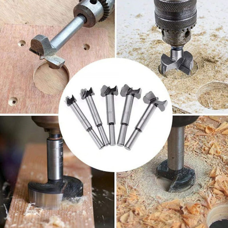 2+3 GRATIS | BitMaster - Forstnerbohrer-Set für Holzarbeiten