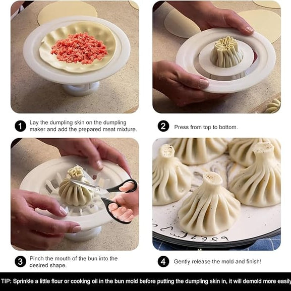 BunBud - Blumenförmige Brötchen- und Knödelmaschine
