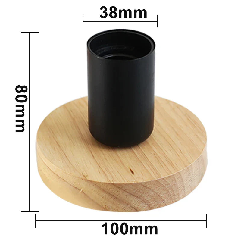 Holvía Tischlampe aus Holz | Kompaktes Design | Ideal für Schreibtisch & Nachttisch | In 4 Farben erhältlich