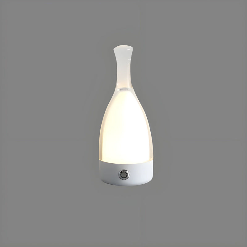 Vinalume LED Tischlampe Weinflaschen-Design | Wiederaufladbar & Kabellos | Warmweiß 3500K | Touch-Steuerung