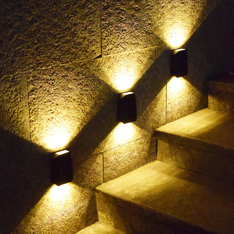 Stellora Solar Außenwandleuchte mit Sternenlichteffekt | Wetterfest & Automatisch | Warm- & Kaltweiß | Elegantes Design
