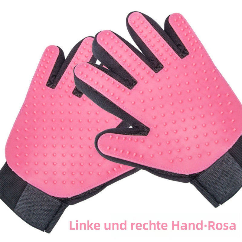 Fellpflege-Handschuhe PawGroom | Tierhaar-Entfernung & Massage | Für Hunde | Paar & Einzelhandschuh