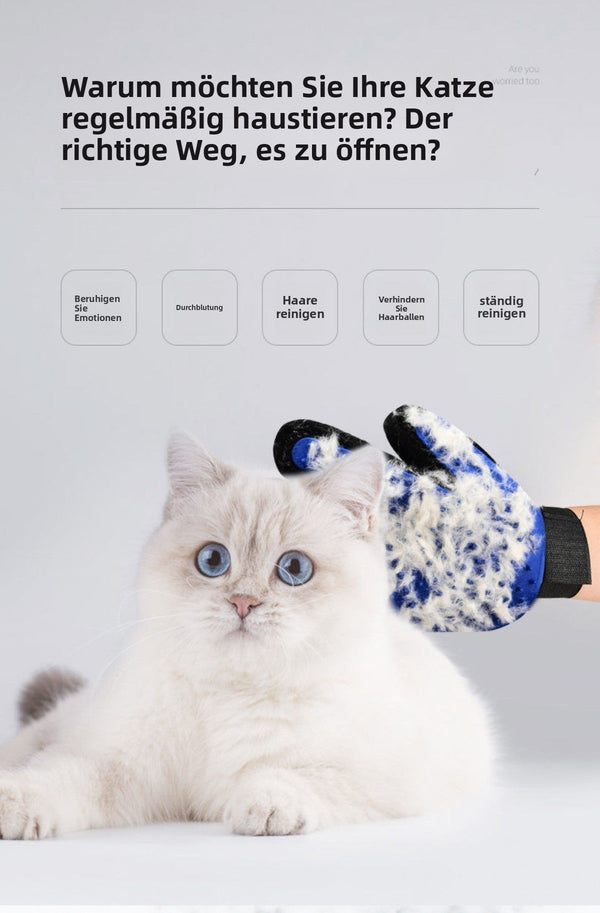 Fellpflege-Handschuhe PawGroom | Tierhaar-Entfernung & Massage | Für Hunde | Paar & Einzelhandschuh