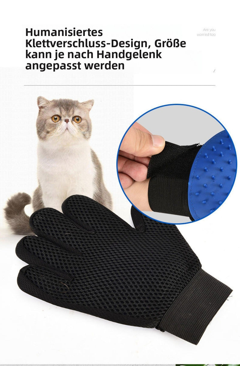 Fellpflege-Handschuhe PawGroom | Tierhaar-Entfernung & Massage | Für Hunde | Paar & Einzelhandschuh
