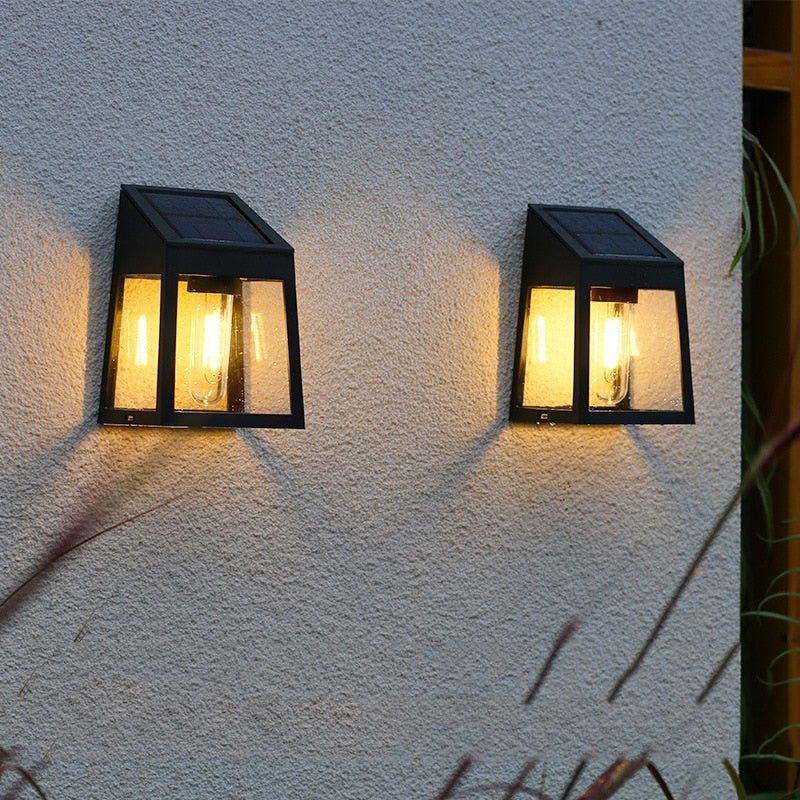 Solvanta Solar Außenleuchte LED | Wetterfest & Automatisch | Warmweißes Licht | Energieautark