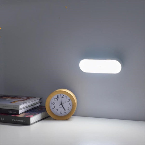 Lumavo LED Wandleuchte mit Bewegungsmelder | Kabellos & Wiederaufladbar | Sicherheit im Dunkeln | 14 cm