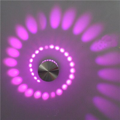 LED Lampe SpiraLux | Wand- & Deckenleuchte | 7 Farben | Modernes Aluminium Design