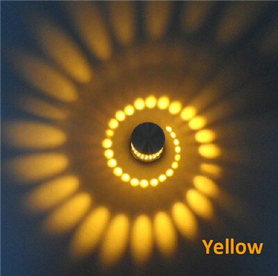 LED Lampe SpiraLux | Wand- & Deckenleuchte | 7 Farben | Modernes Aluminium Design