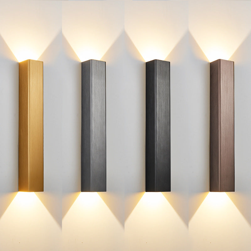 Veloria Moderne Außenwandleuchte | Elegantes Design | LED mit 3 Lichtfarben | Hochwertiges Metallgehäuse