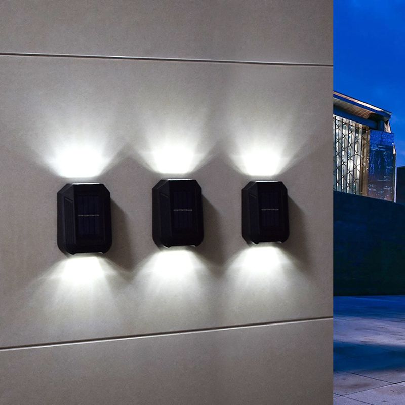 Stellora Solar Außenwandleuchte mit Sternenlichteffekt | Wetterfest & Automatisch | Warm- & Kaltweiß | Elegantes Design