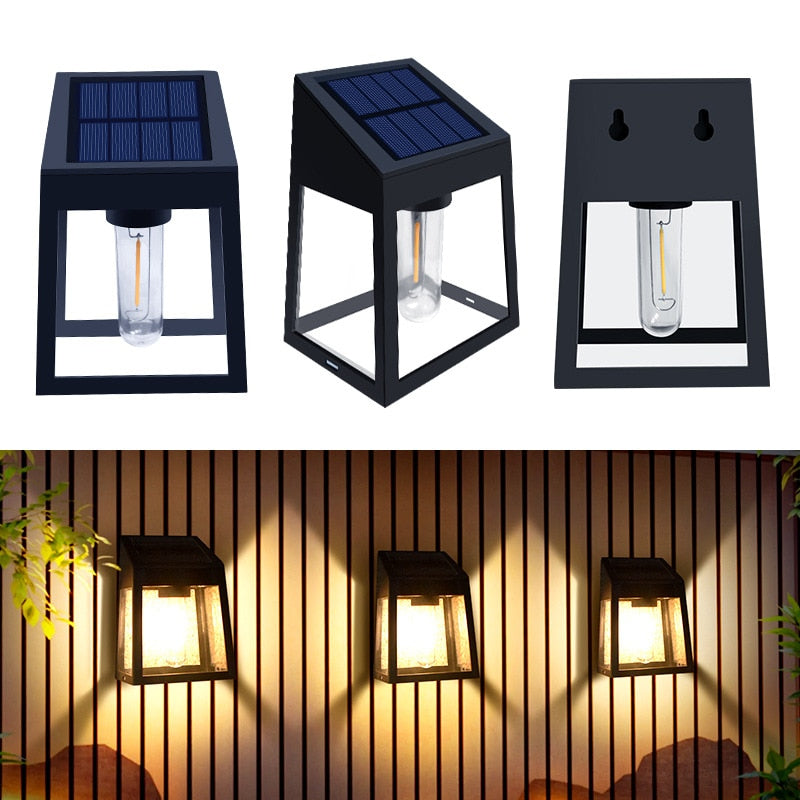 Solvanta Solar Außenleuchte LED | Wetterfest & Automatisch | Warmweißes Licht | Energieautark